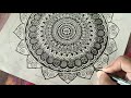 How to Draw MANDALA ART for Beginner | Step by Step | #1