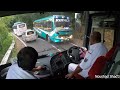 VOLVO bus Amazingly skilled driving in dangerous hairpin bend ghat road -hats off to this driver sir