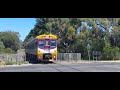 Bluescope steel train brings back some 'butterboxes' from Melbourne. + fast Fast Frankston bug!