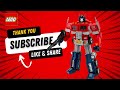 Optimus Prime Lego Build | Full Video