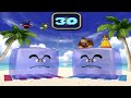 Mario Party 4 - Lucky Minigames - Mario vs Yoshi vs Donkey Kong vs Daisy (Very Hard Difficulty)