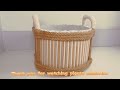 How to make a basket with paper straws rope and cardboard#craft #diy