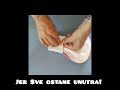 How to fold menstrual cloth pad? Kako presaviti platneni menstrualni uložak?