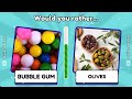 🍭🍋 Would You Rather...? Sweet VS Sour JUNK FOOD Edition | Quiz Galaxy 🚀