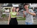 Austrian girl visits to Taiwan for the first time - Street Interview