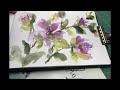 Loose watercolor floral