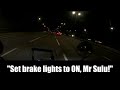 Himalayan on London's North Circular Road (A406) | Quiet Late Night City Ride