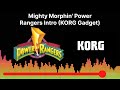 KORG GADGET - Mighty Morphin' Power Rangers Intro