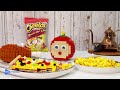 Lego Mukbang Pizza Cheetos Challenge IRL | Stop Motion & LEGO Food ASMR