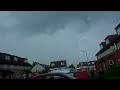 Brief thunderstorm in Canterbury, Kent 24/05/2022