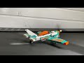 Will It Fly? Lego Technic Plane Takeoff Test.