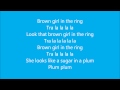 Boney M - Brown Girl In The Ring - Lyrics