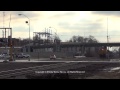 CitiRail ES44AC leads BNSF coal train in Ottumwa, IA 1/14/14