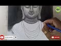 How to draw Gautama Buddha/Lord Buddha drawing, Drawing of Buddha #bkartbox #buddhadrawing #drawing