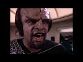 Worf being iconic/socially awkward for 4 and a half minutes straight