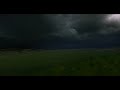 Dark Thunderstorm Approaching Over Valley | Calm Before the Storm Ambience | 3 HOURS