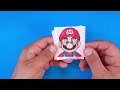 SUPER MARIO RUBIK'S CUBE from Paper! How to Make Paper 2x2 Rubik's Cube with SUPER MARIO.