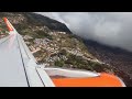 EasyJet A320-214(WL) G-EZOP take-off at Madeira Funchal