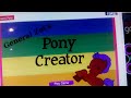 SpiritualFoxGamer Plays Pony Creator