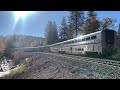 Amtrak California Zephyr Passenger Train 6 Towle Casa Loma, CA Donner Pass AMTK 135