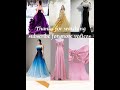 Different colour gowns #purple #yellow #pink #blue #black #gownscollection