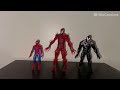 Terrifying Carnage! Marvel legends Venom let there be Carnage Carnage figure review