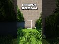 Minecraft Secret Door Tutorial!