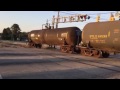 CSX Molten Sulfur Tank Train