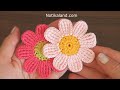 CROCHET EASY How to crochet beautiful flower