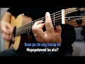 Mahal Pa Rin Kita by Rockstar (Lyrics) | Acoustic Guitar Karaoke | Lower Key