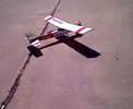 First flight of R/C airplane: taxi trouble
