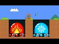 Super Mario Bros. but Everything Mario touch turns to Rainbow | Game Animation