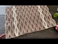 Easy crochet rectangle placemat tutorial | crochet table runner pattern