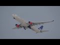 (4K) 1000th Upload! Plane Spotting in the Snow - Watching Airplanes O'Hare International Airport