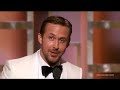 Ryan Gosling The Golden Globes Win And Speech 2017