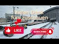 Köln im Schnee Teil 3 Köln Hbf Ausfahrt Köln Bbf