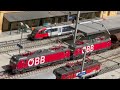 Modellbahn Spur N, Tauernbahn, Fahrbetrieb in 4k, Kleines Lebenszeichen