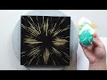 (861) Shining Flower | Fluid Acrylic | Easy painting ideas for beginners | Designer Gemma77