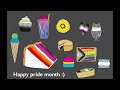 Pride Desserts - Speed paint - Happy Pride Month :)
