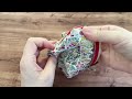 How to make a square box pouch that is also beautiful on the back