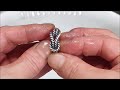 Making a handmade twisted silver ring / Video of the special handmade process