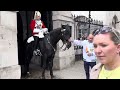 SCENE at HORSE GUARDS, Man TRIES To ATTACK ( ARGUED )