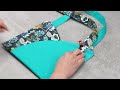 Amazing idea - a simple bag sew only two pieces easily!