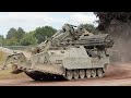 British army vehicles at Tankfest featuring the new AJAX vehicles