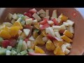 A delicious and healthy fruit salad... convenient and easy