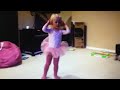Audrey's interpretive dance/floor routine