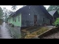 Heavy rain for a good night's sleep, walking in an Indonesian village