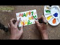 5 Super Easy Ideas for Greeting Card | DIY | Birthday Card | New Year Card | Thumb Painting Cards