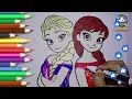 How to draw Elsa and Anna Together | How To Draw Elsa and Enna Drawing for Kids | Drawing Frozen 2