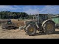 Bau des Hochwasserdamms Wolfental Teil1 - Construction of a dam Part 1